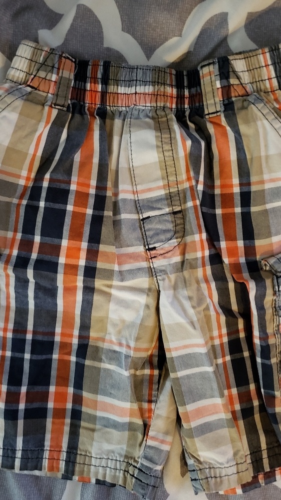 Plaid boy shorts